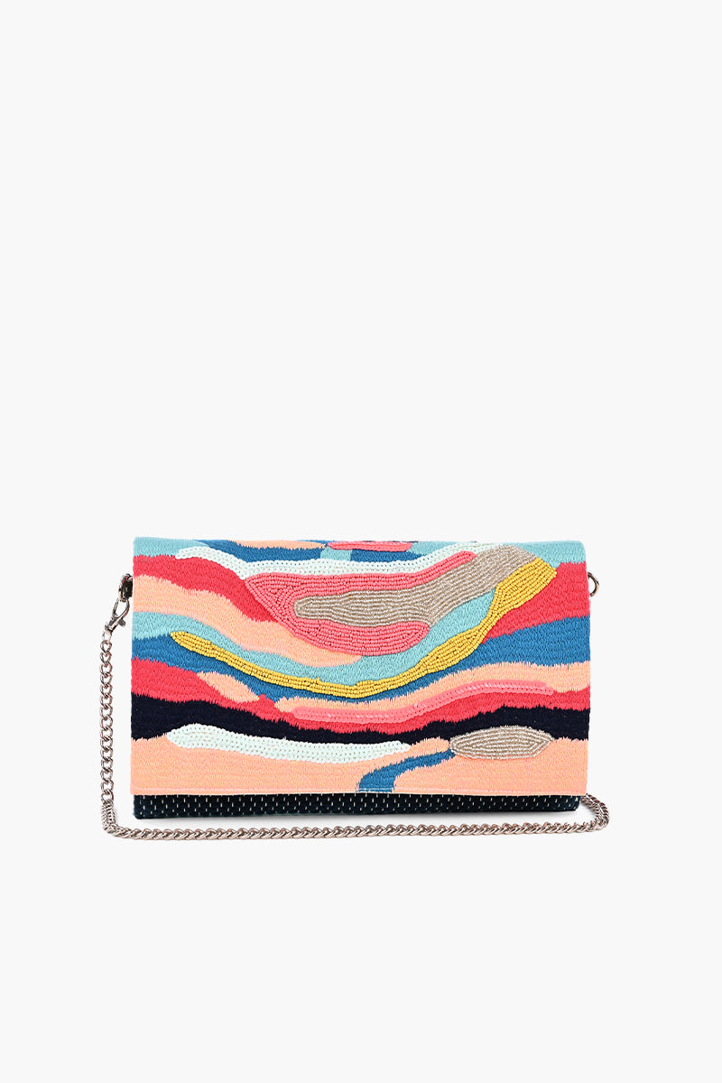 Colourful clutch best sale