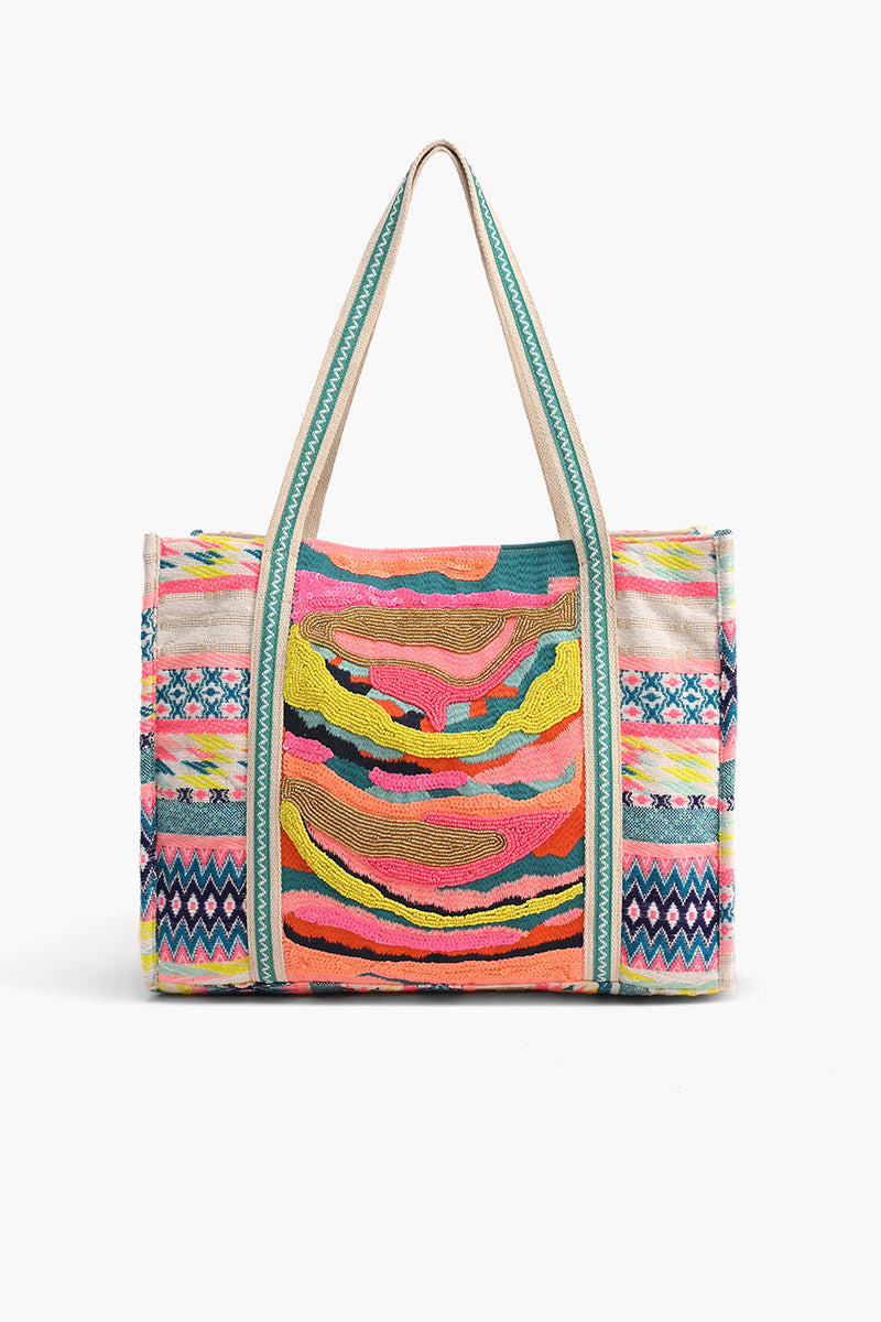 Daphne Embellihsed Market Tote