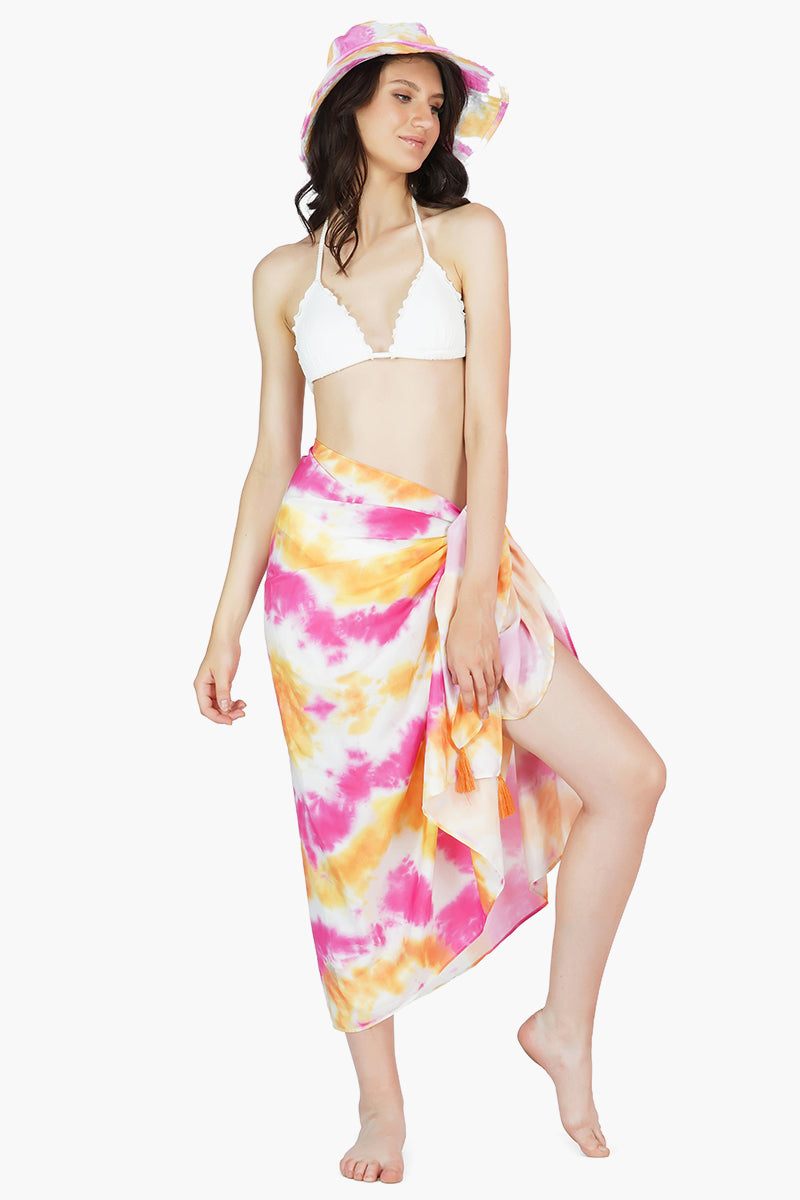 Tie dye shop sarong skirt