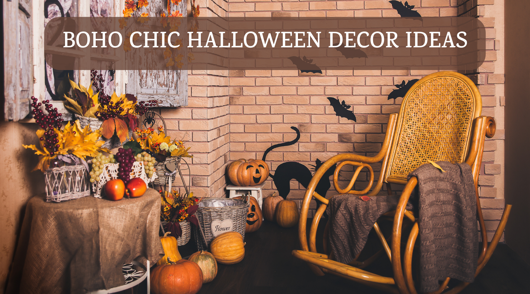 Boho Chic Halloween Decor Ideas