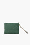 W Personalized Initial Embellished Wristlet Pouch