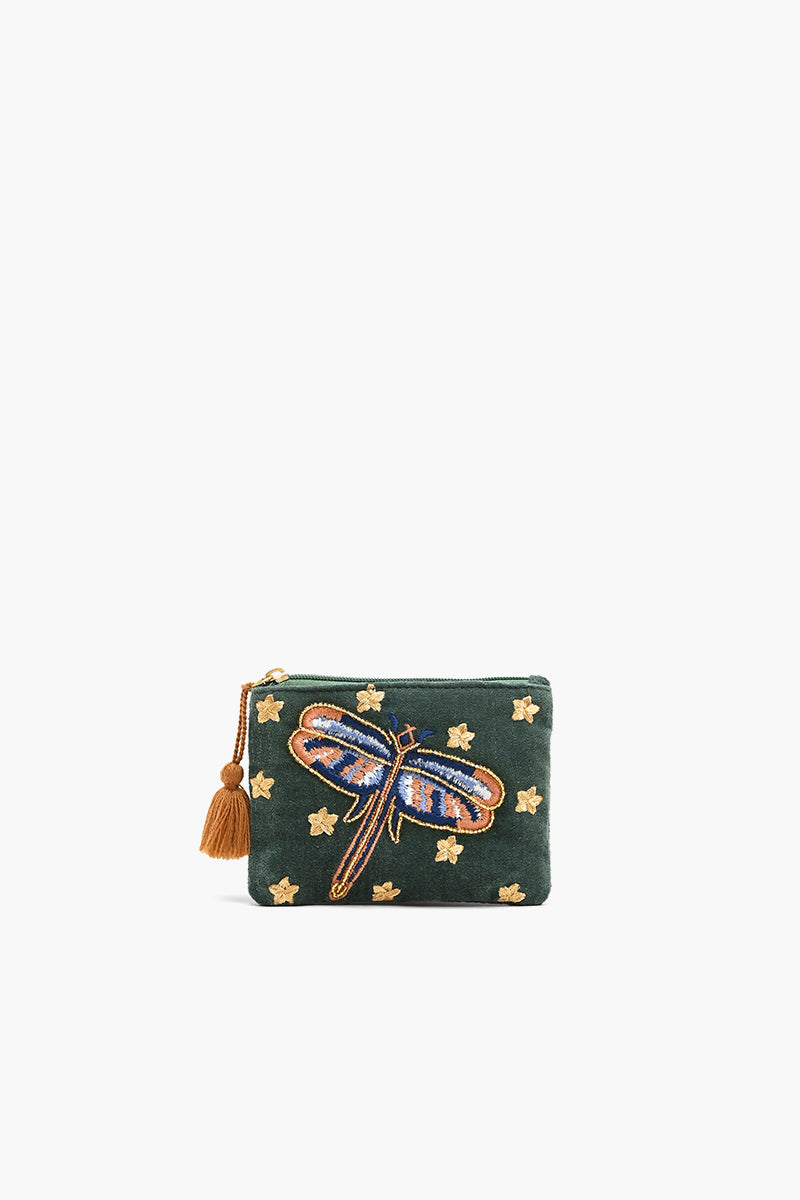 Garden Dragonfly Mini Pouch