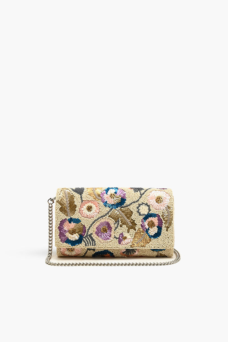 Pansy Paradise Clutch