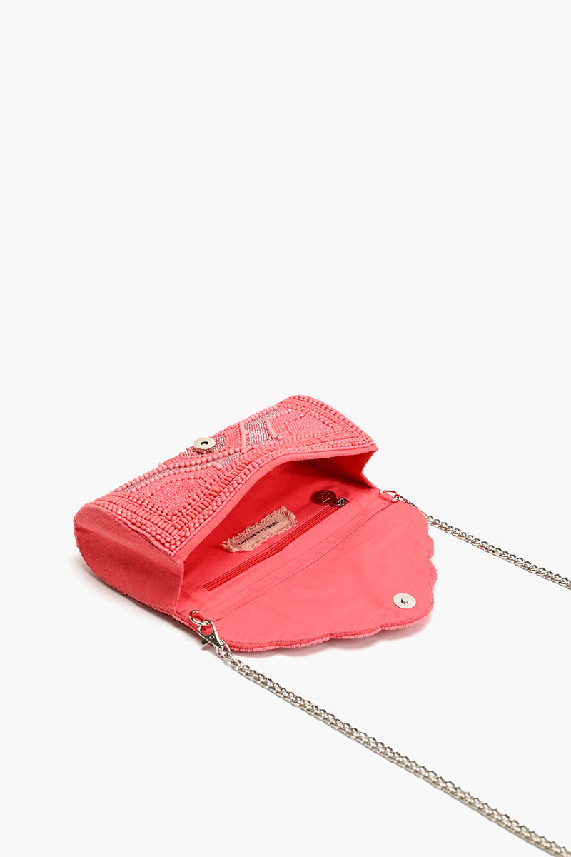 Raspberry evening bag sale