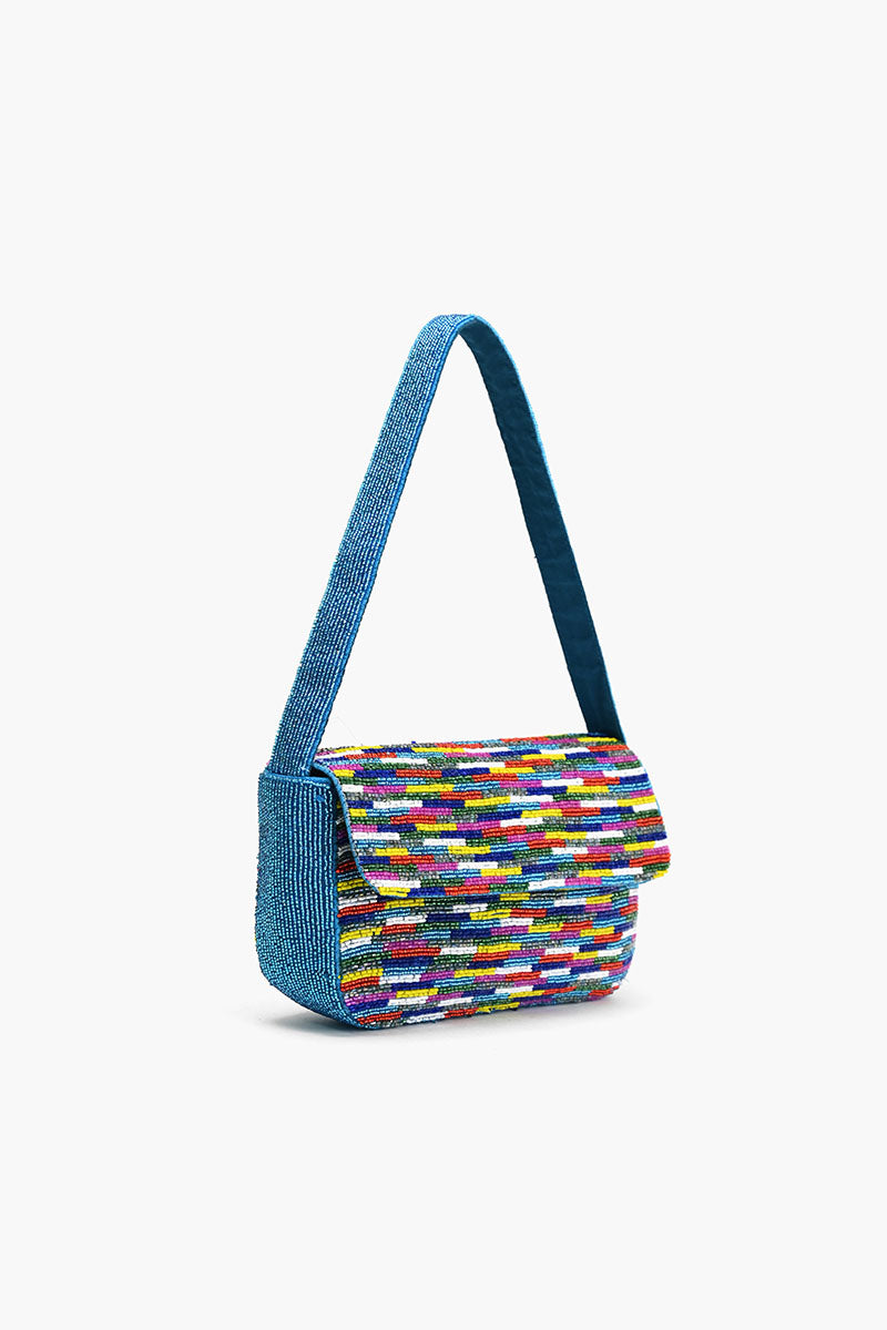 Cobalt Canvas Spectrum Shoulder Bag