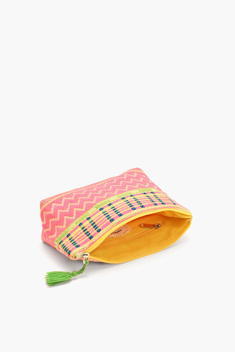 Checkered Print Spring Make-Up Bags