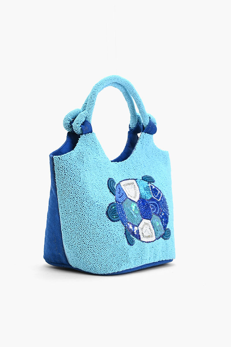 Turti Embellished Handheld Bag