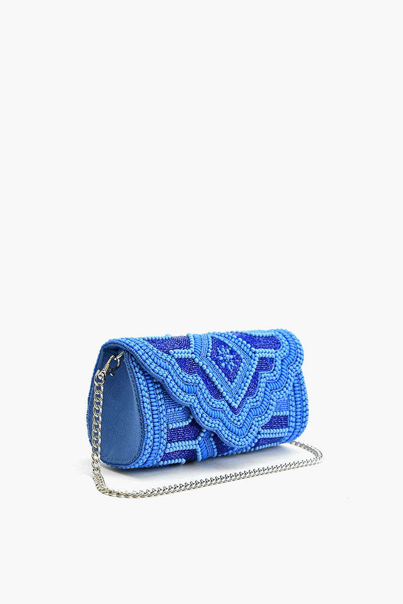 Cobalt Blue Glamour Clutch