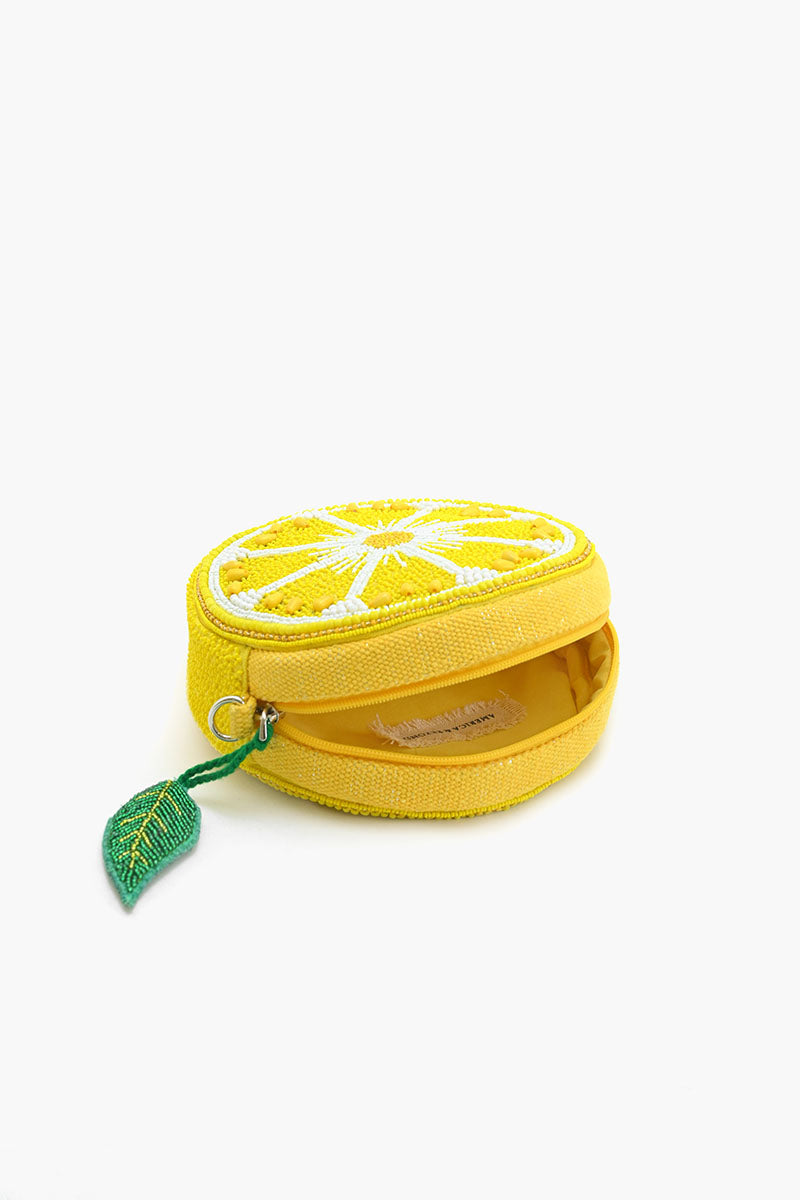 Make Lemonade Round Crossbody Bag