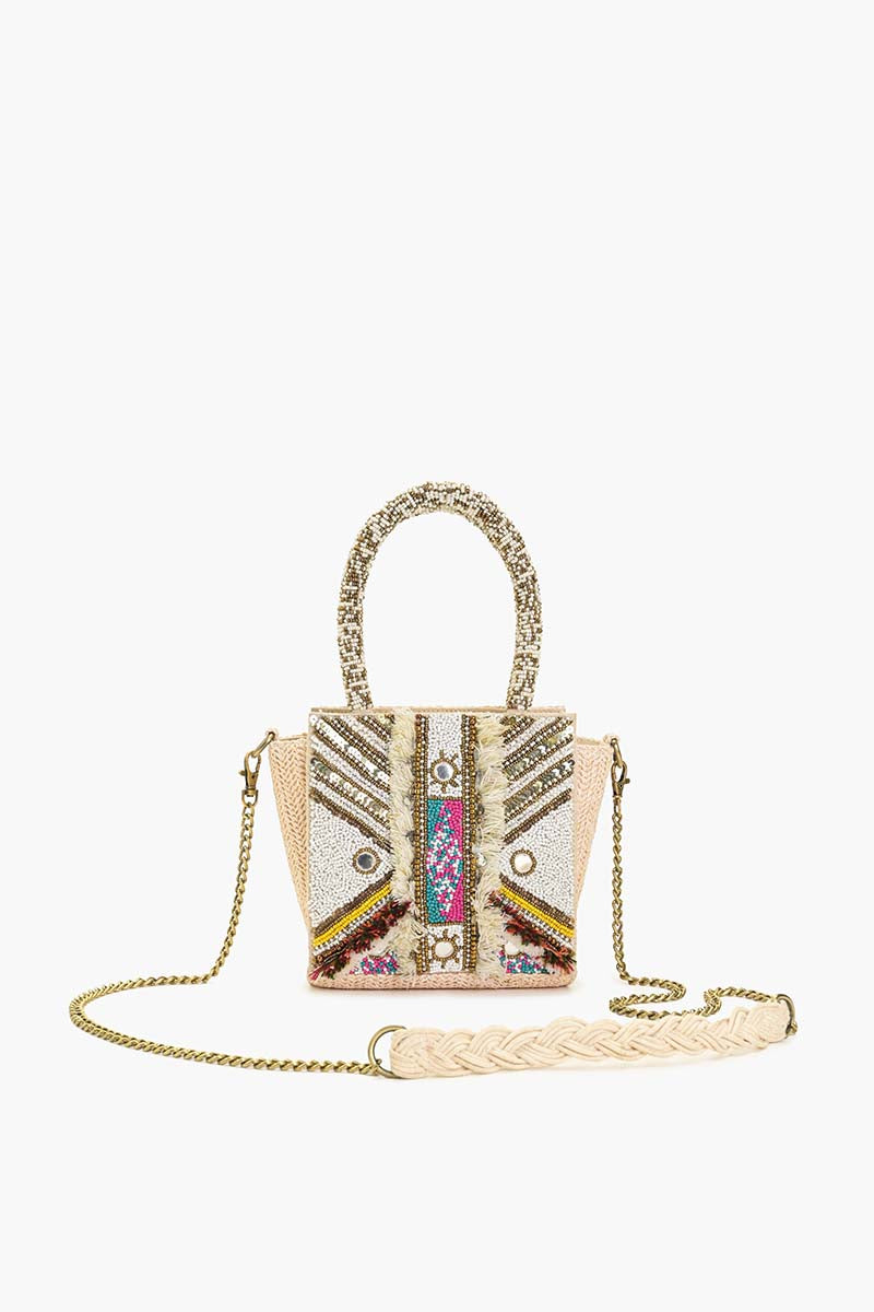 Deco Dream Embellished Top Handle Tote