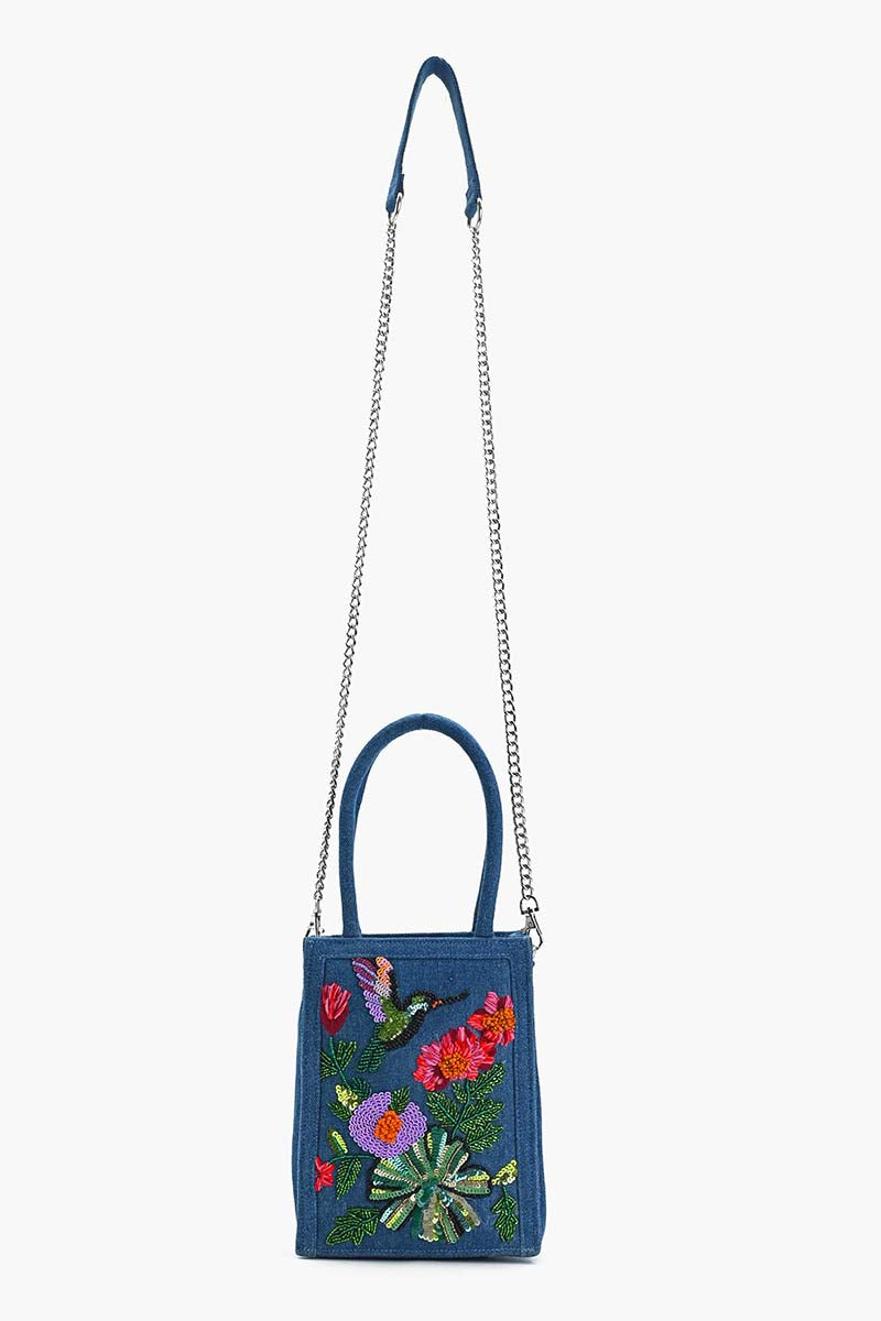 Whispering Gardens Embellished Tote