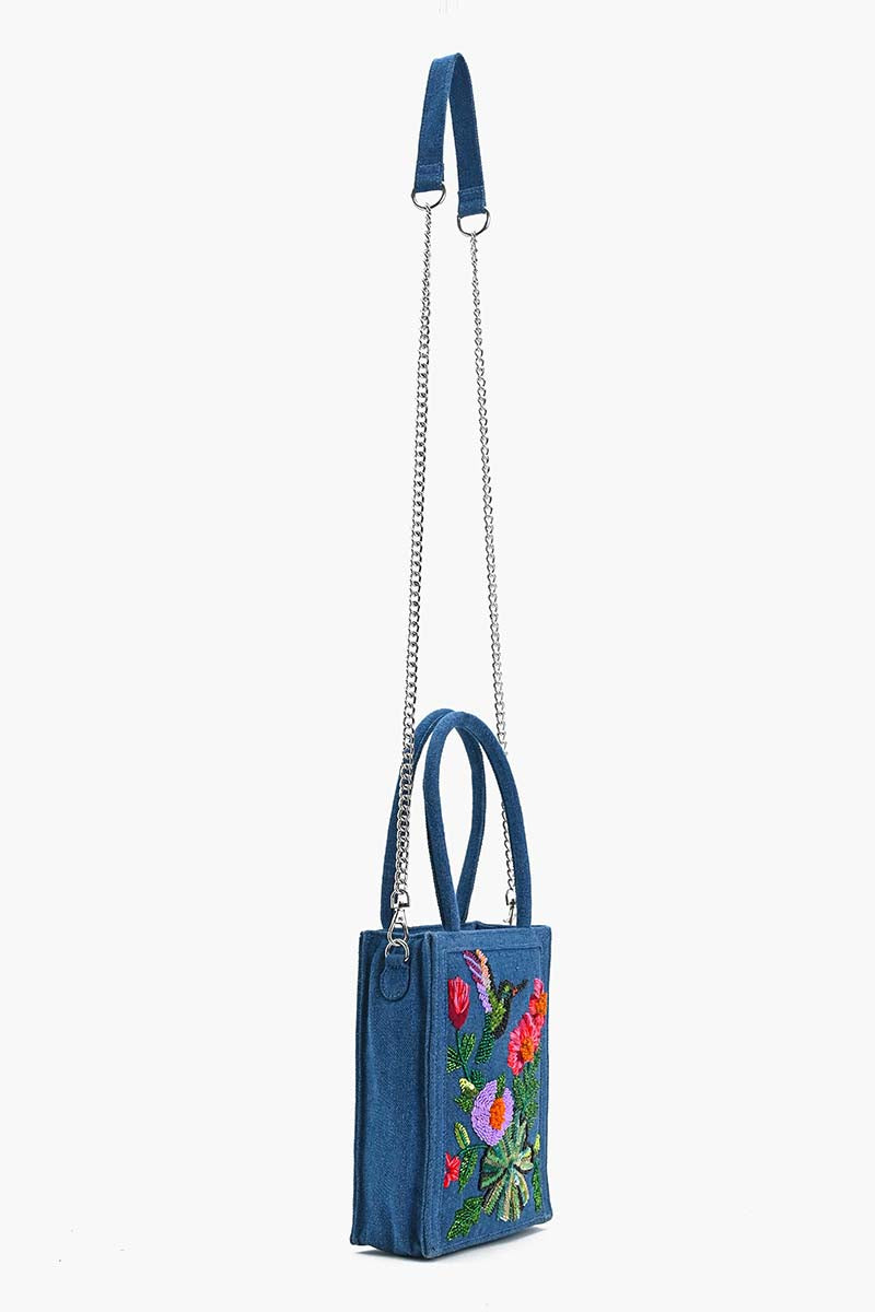 Whispering Gardens Embellished Tote