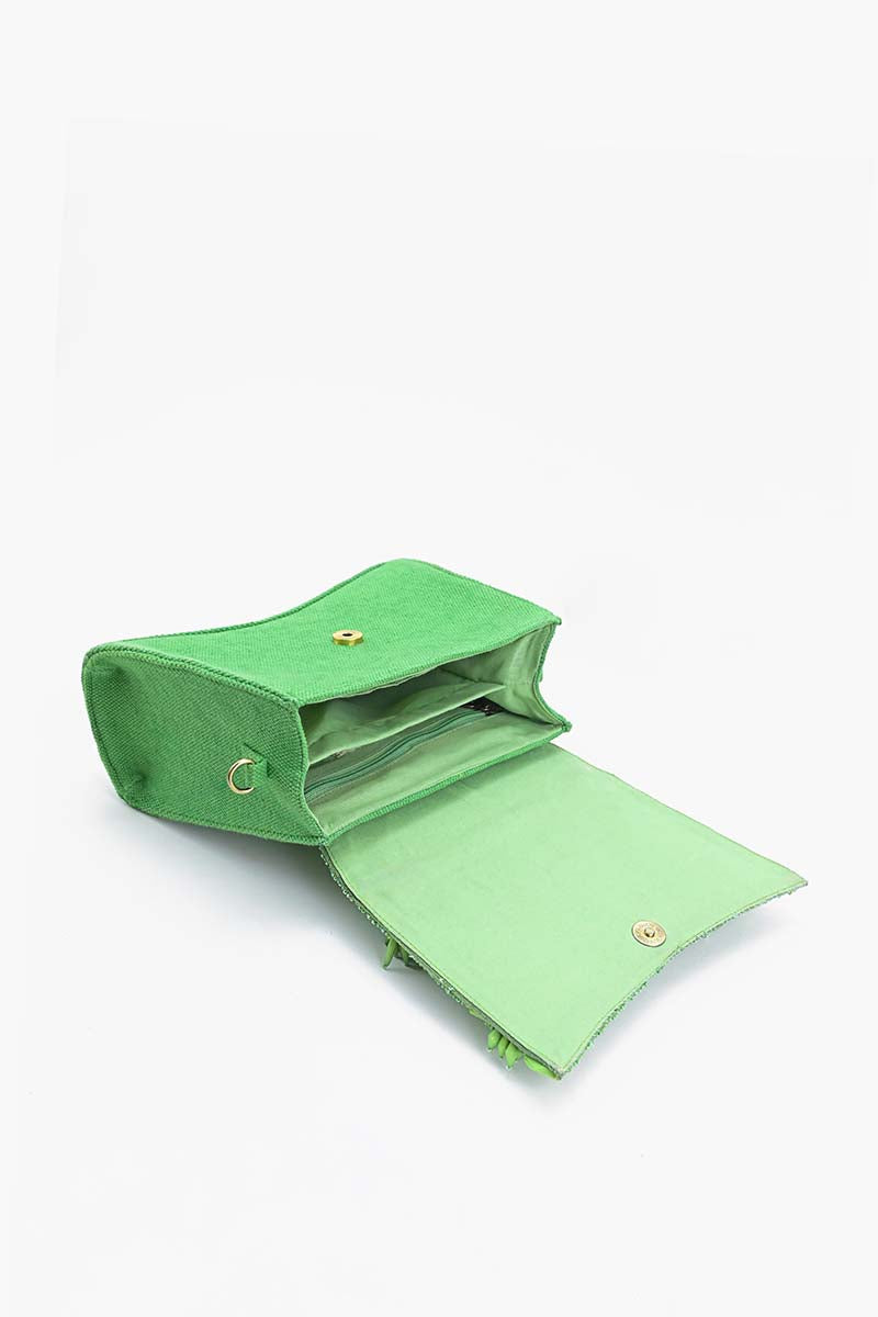 Sage Grove Wildflower Top Handle Bag