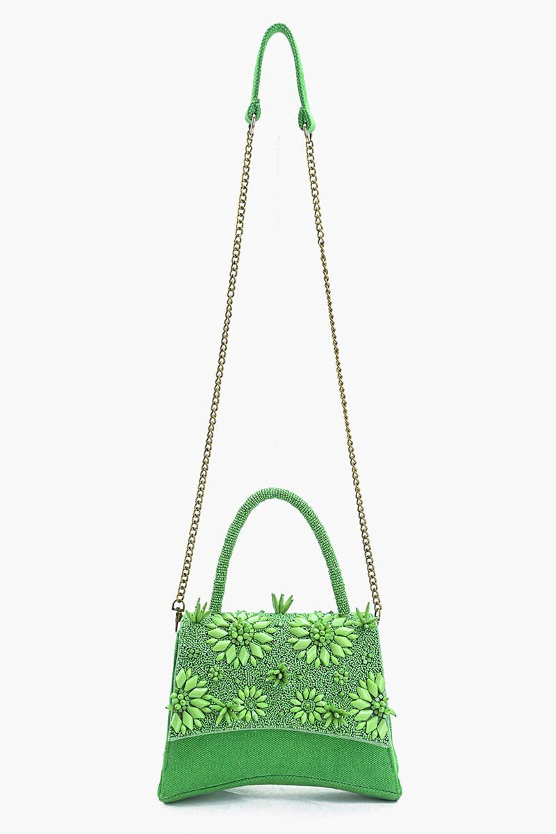 Sage Grove Wildflower Top Handle Bag