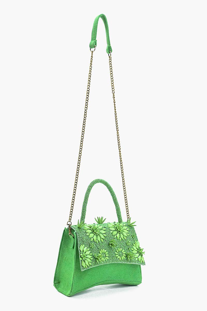 Sage Grove Wildflower Top Handle Bag