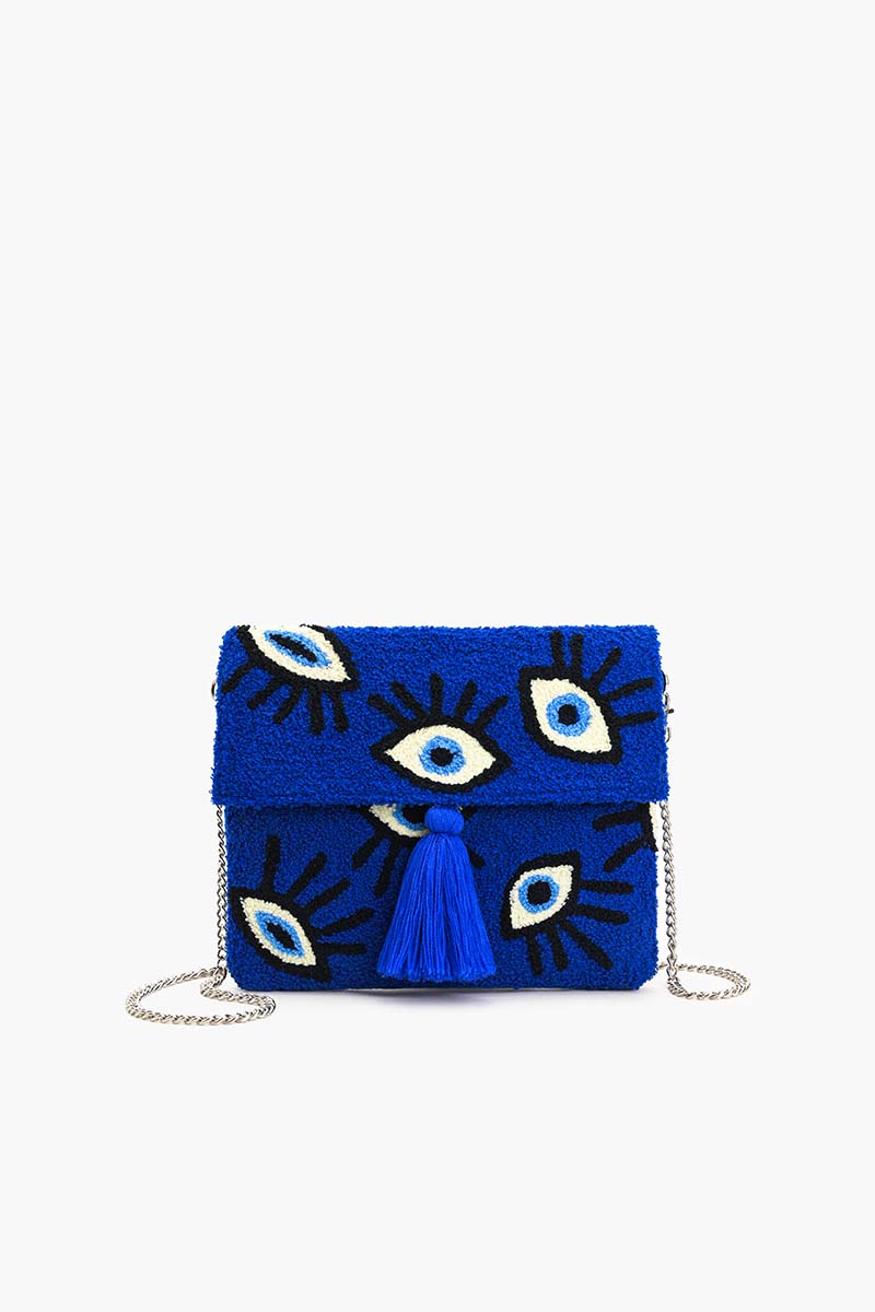 Sapphire Whimsical Wonder Eye Clutch