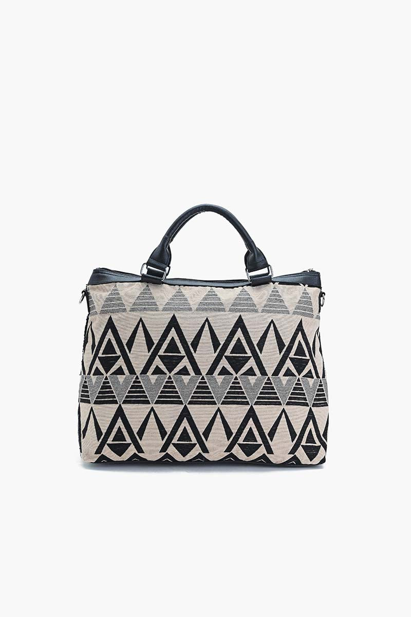 The Soho Inked Tufted Tote