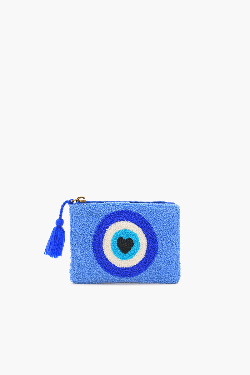 Evil Eye Embroidered Pouch