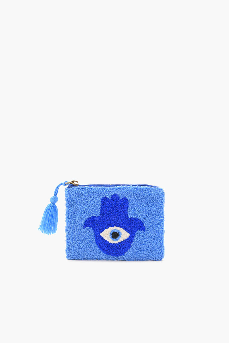 Blessings of Blue Hamsa Pouch