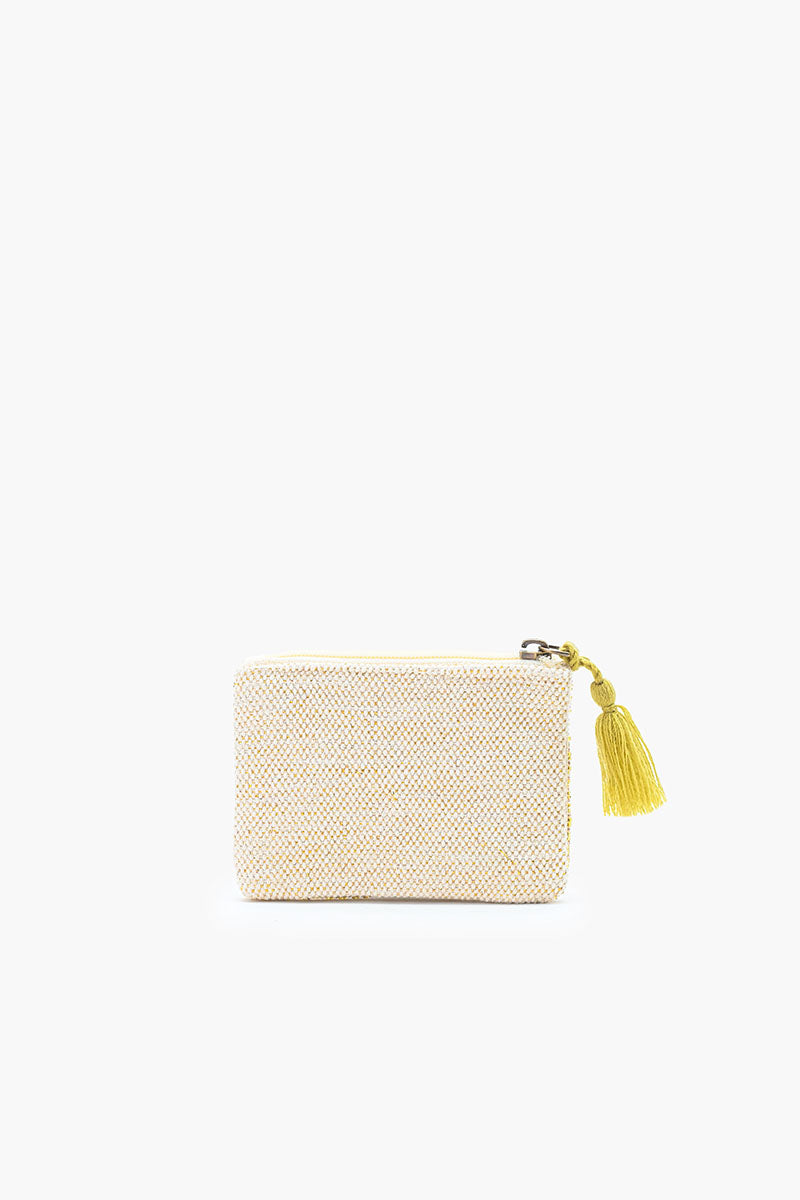 Golden Glow Heart Mini Pouch