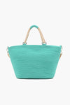 Anchor Embellished Large Jute Tote