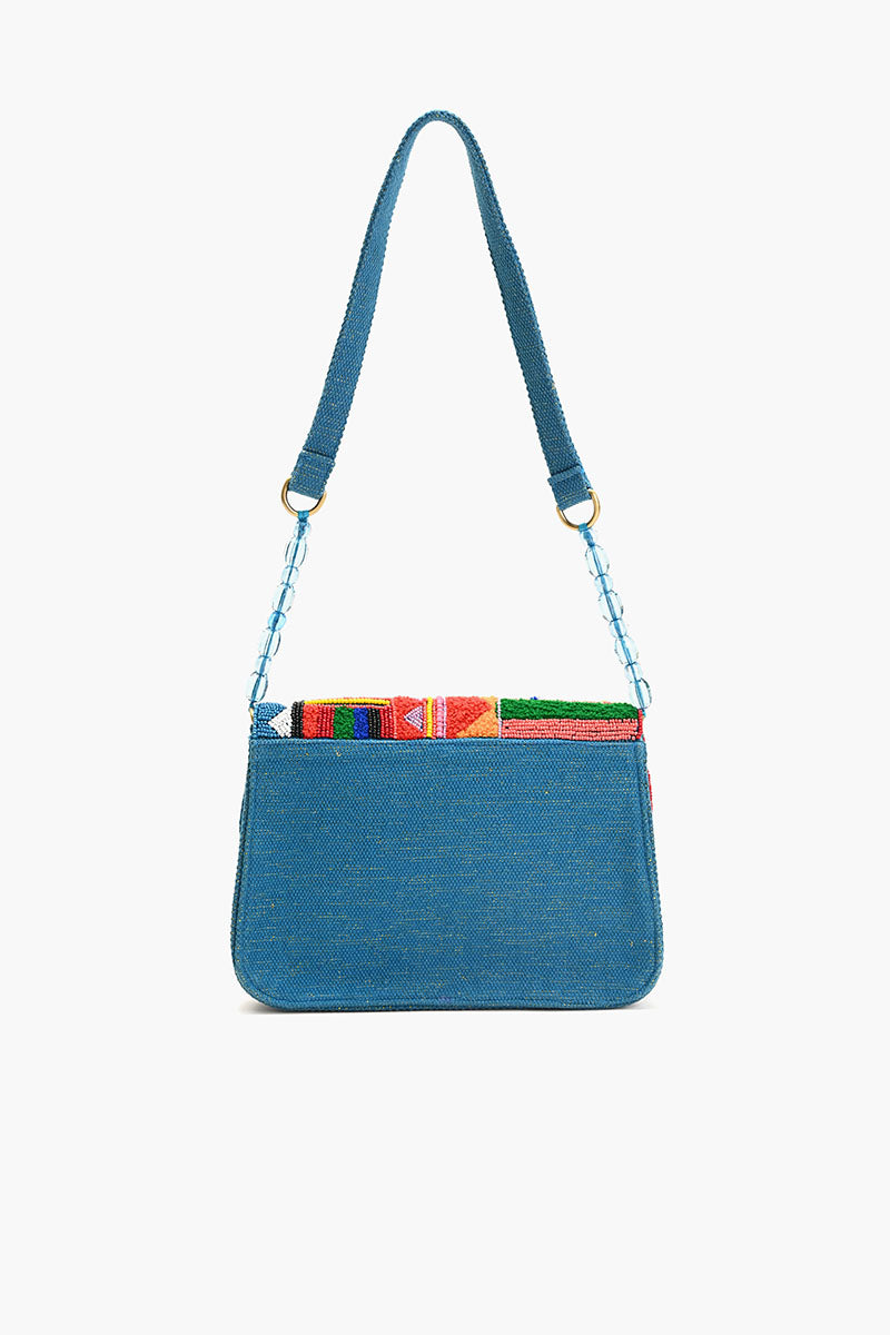 Beaded Shoulder Bag-Geomatric