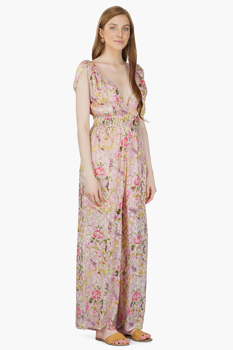 Blooming Dale Lurex Jumpsuit