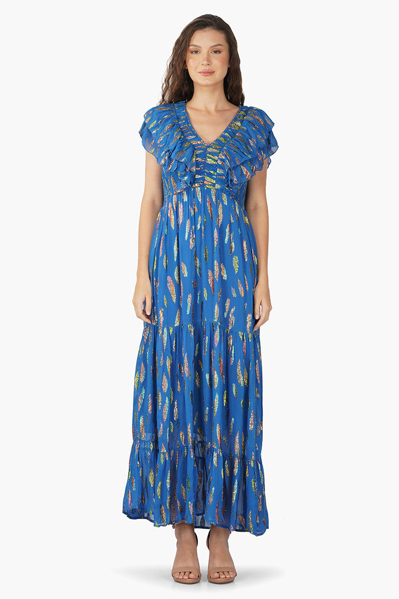 Victoria Ruffle Maxi Dress