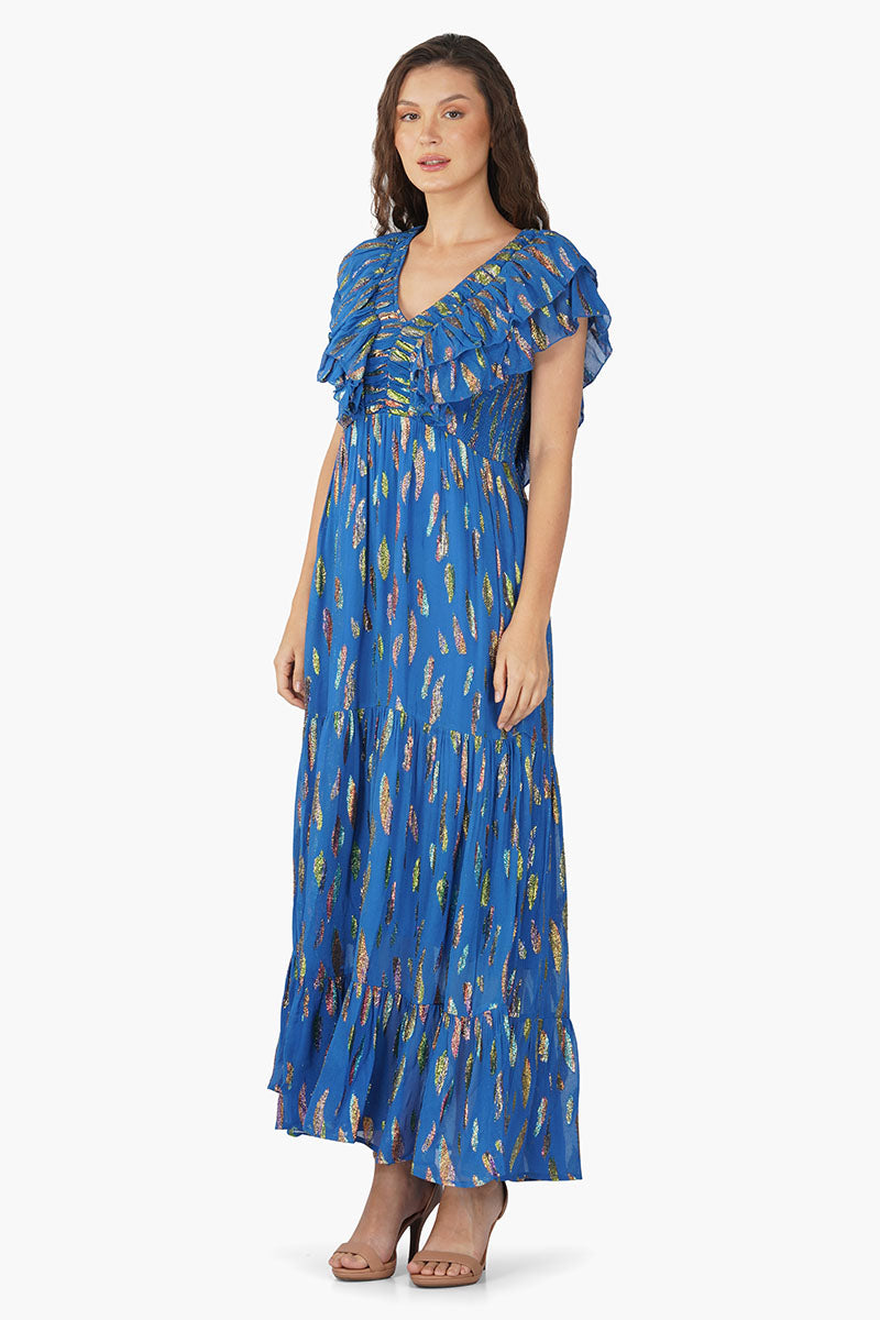 Victoria Ruffle Maxi Dress