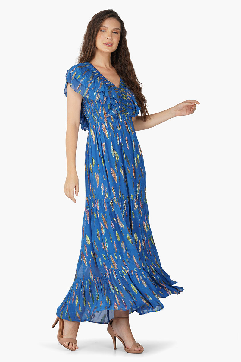 Victoria Ruffle Maxi Dress