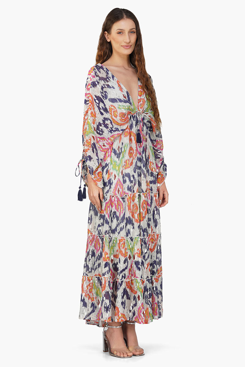 Multi Abstract Gloria Maxi Dress