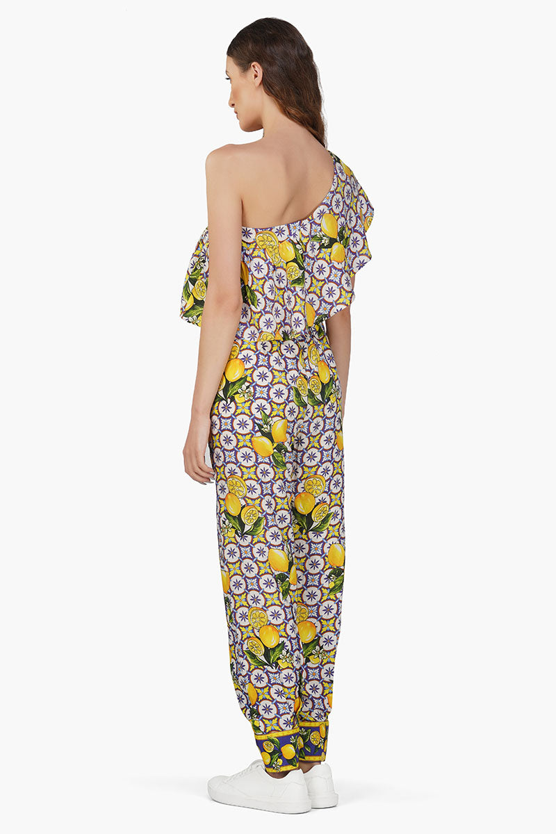 Citrus Lemon Printed Pant