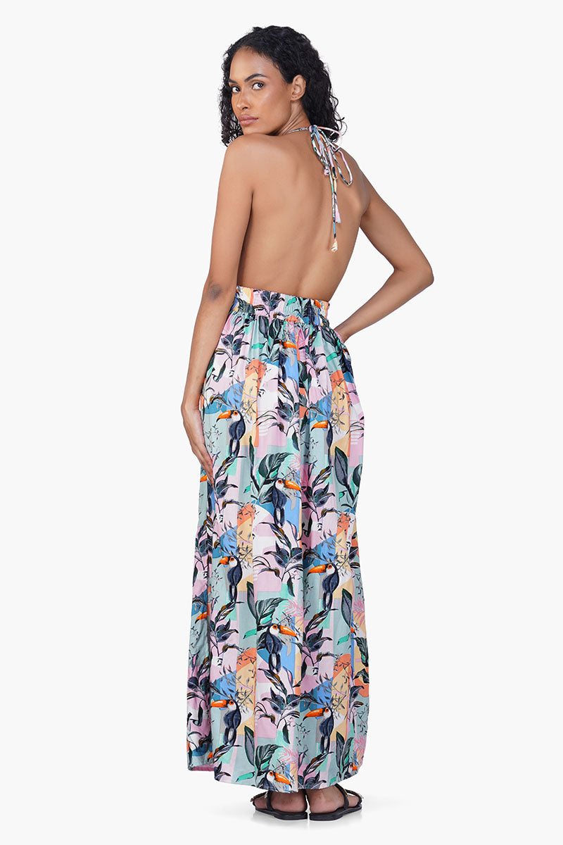 Multi Bubble Maxi Cover Up