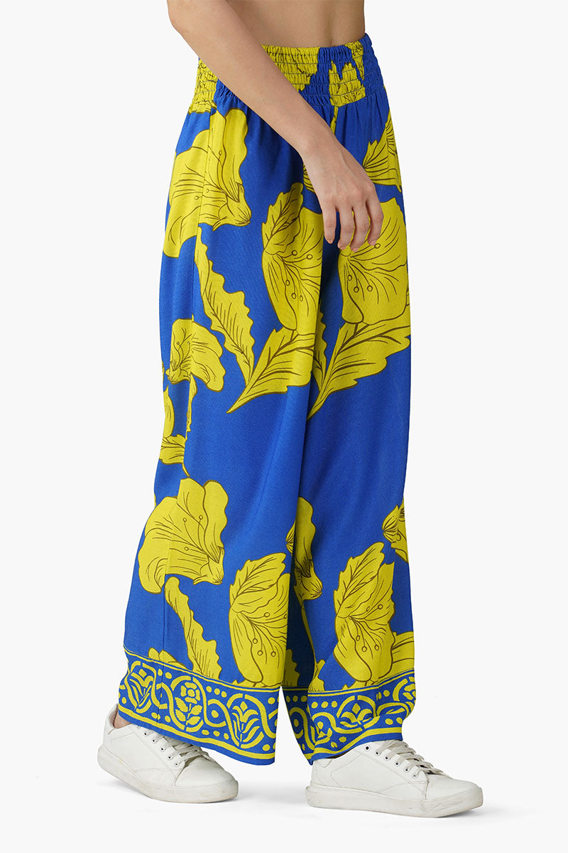 Yellow Daze Printed  Pant