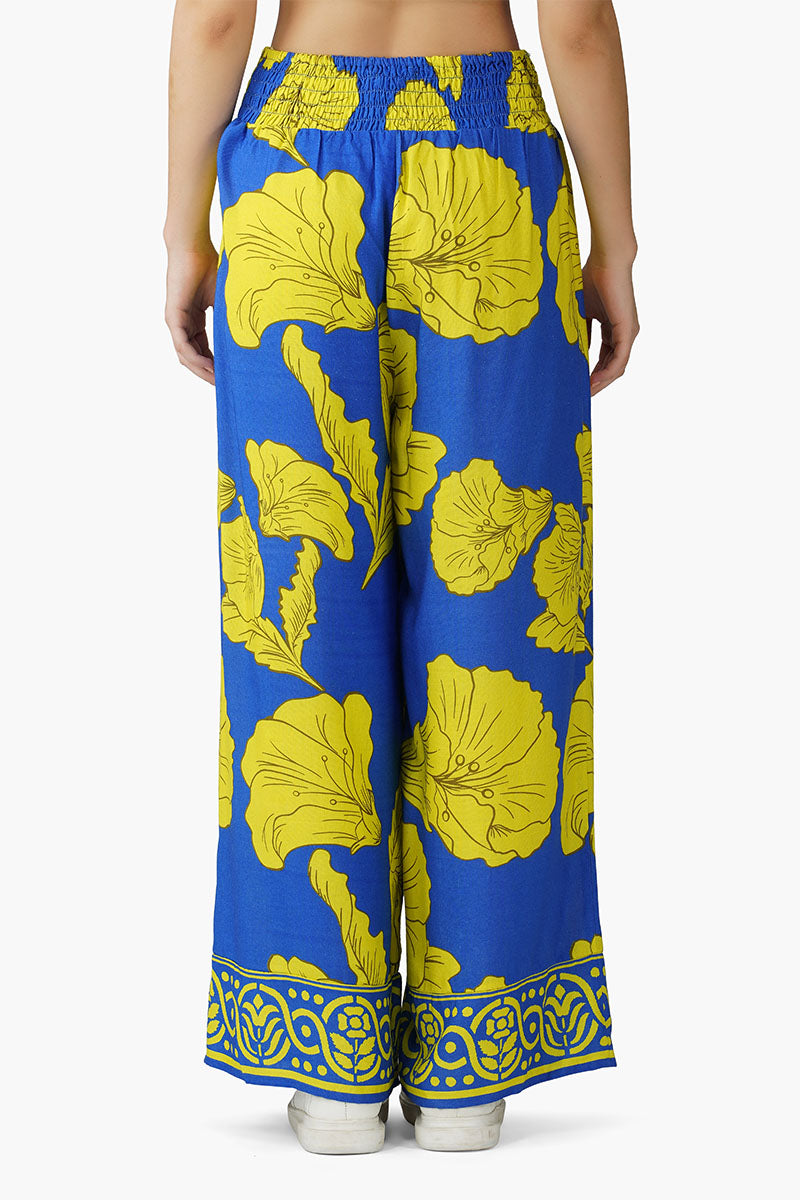 Yellow Daze Printed  Pant