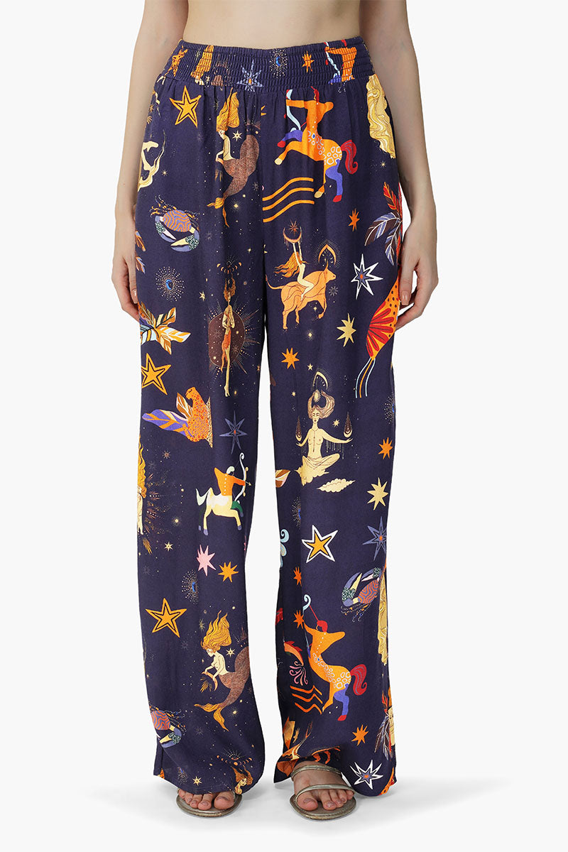 Dark Night Celestial Rpinted Pants