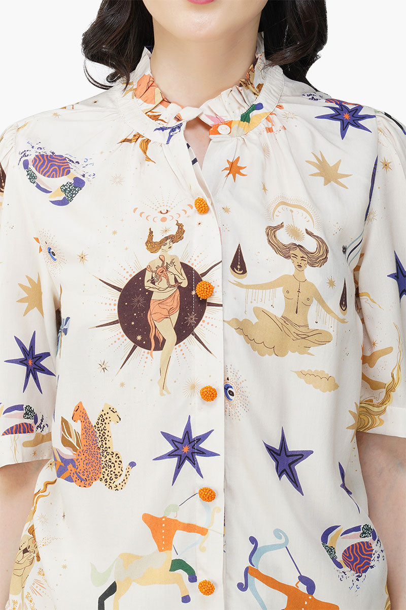 Day Dream Celestial Printed Shirt