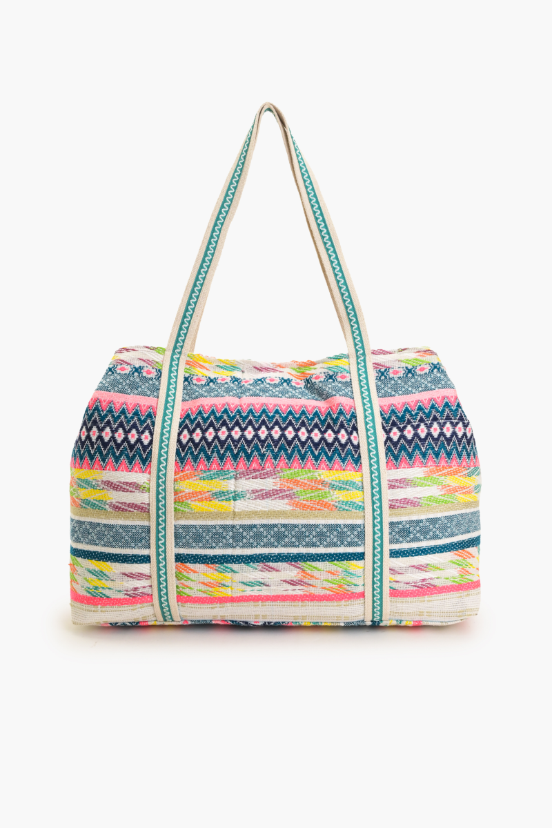 Daphne Embellished Multi-colored Hand Beaded Tote