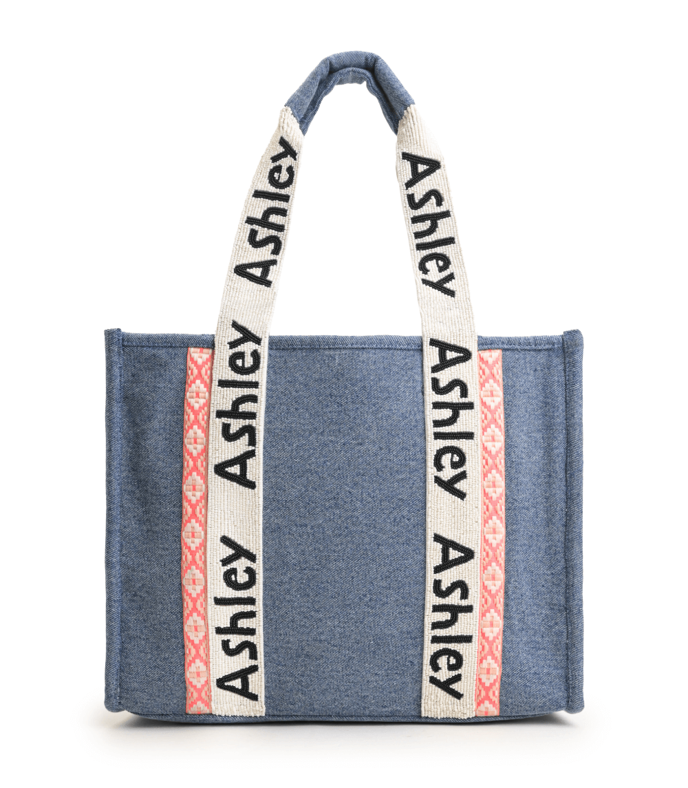 Vibes Don'T Lie Denim Tote