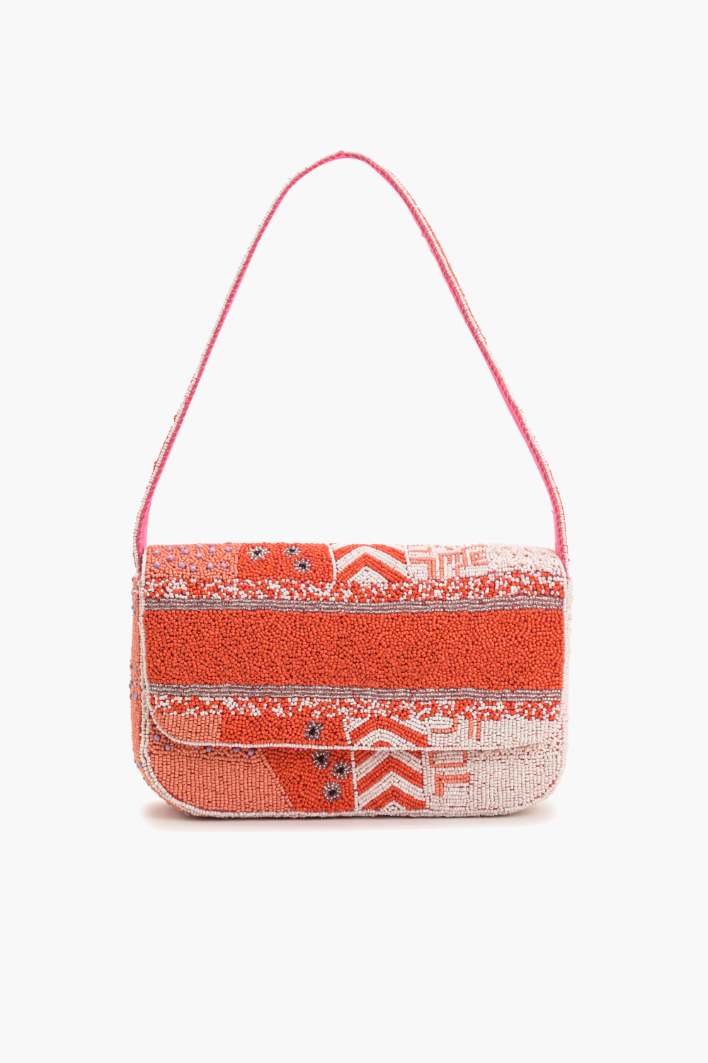 Tigerlily Beaded Shoulder Bag