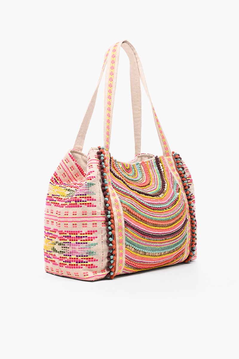 America & Beyond sale beaded tote