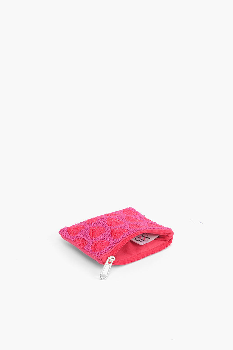 Pink Heary Mini Pouches