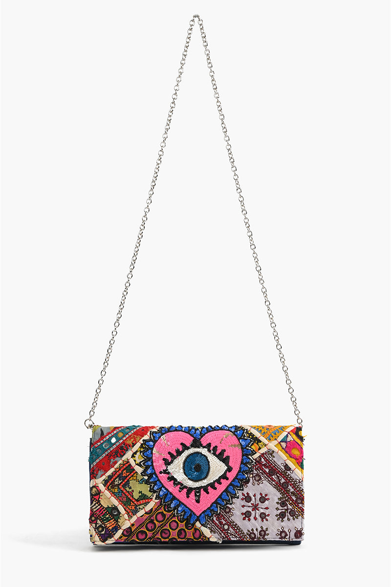 ♥ America and hotsell Beyond Embellished Evil Eye Convertible Clutch w/ Strap ♥