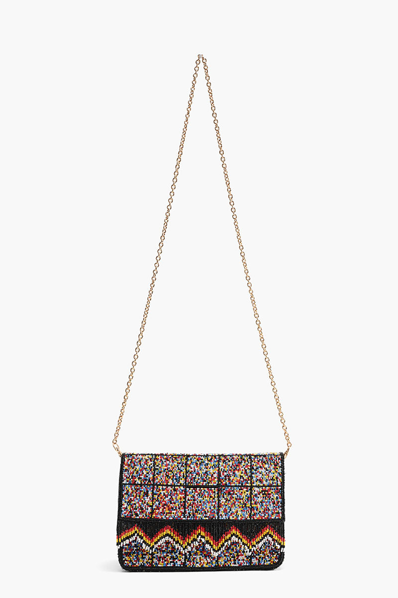 Confetti Fringed Crossbody Bag