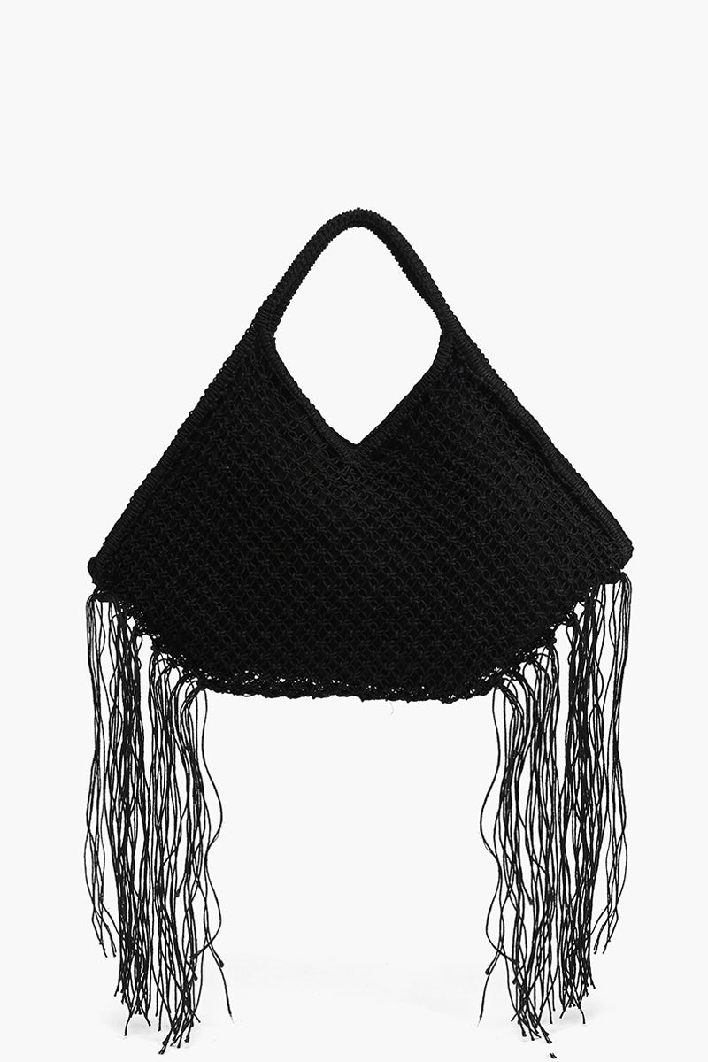 Sunflower Macrame Tote