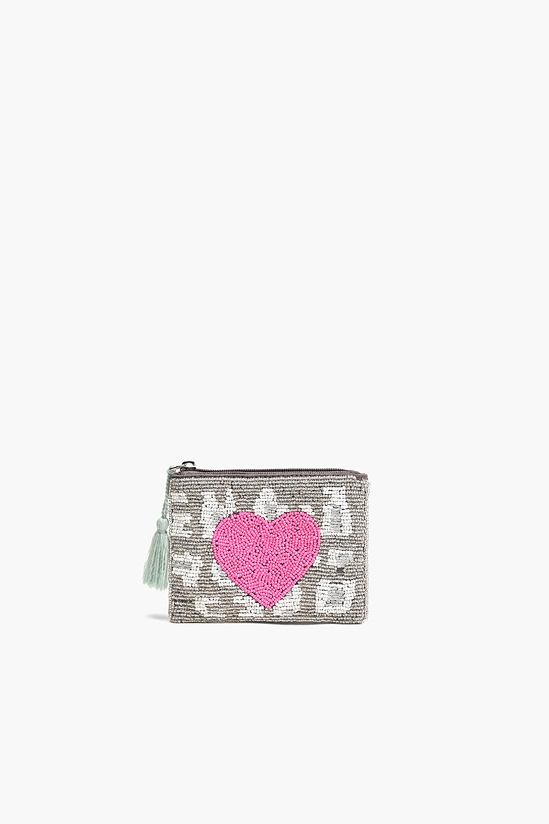 Pink Heart Mini Pouches