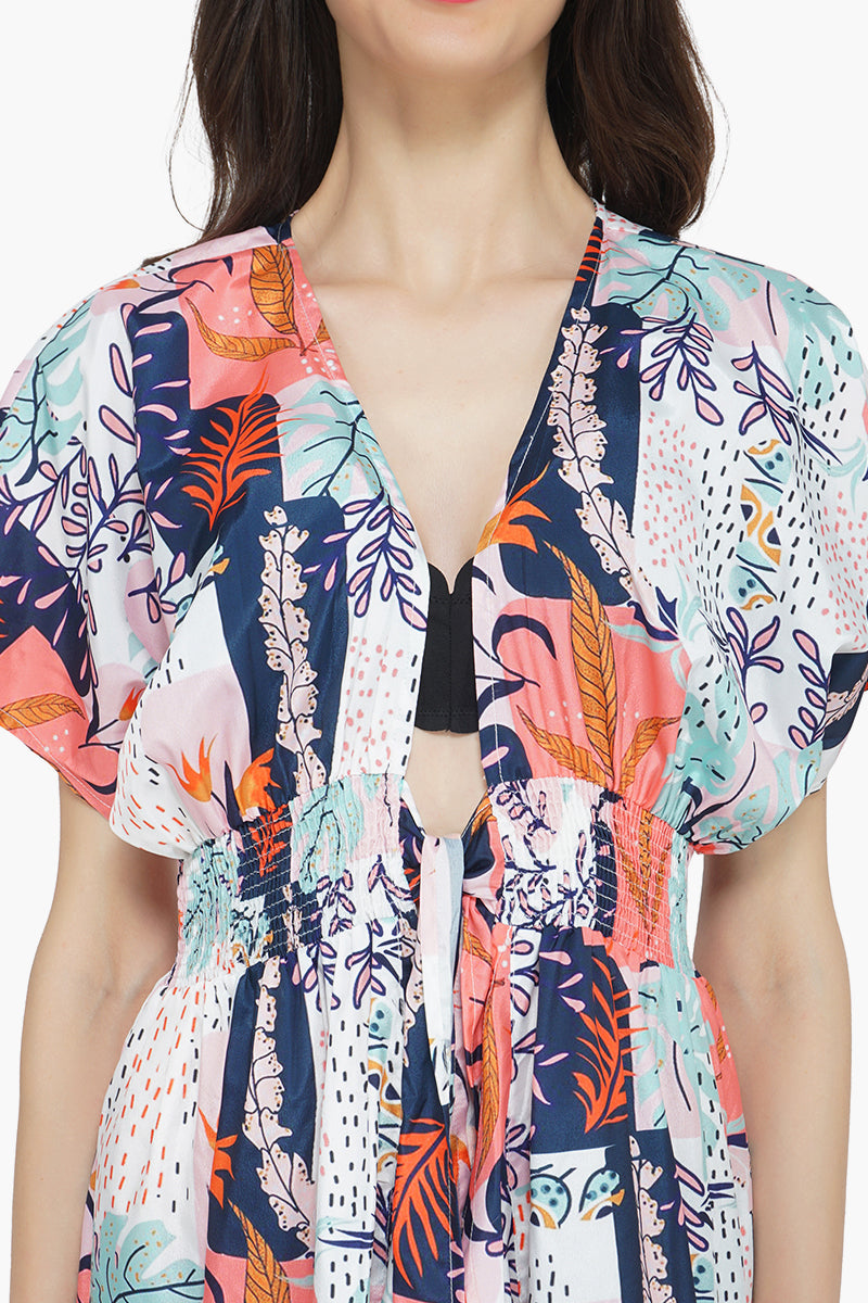 Playful Petals Kimono