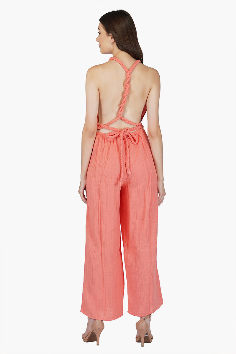 Scarlet Cotton Jumpsuit