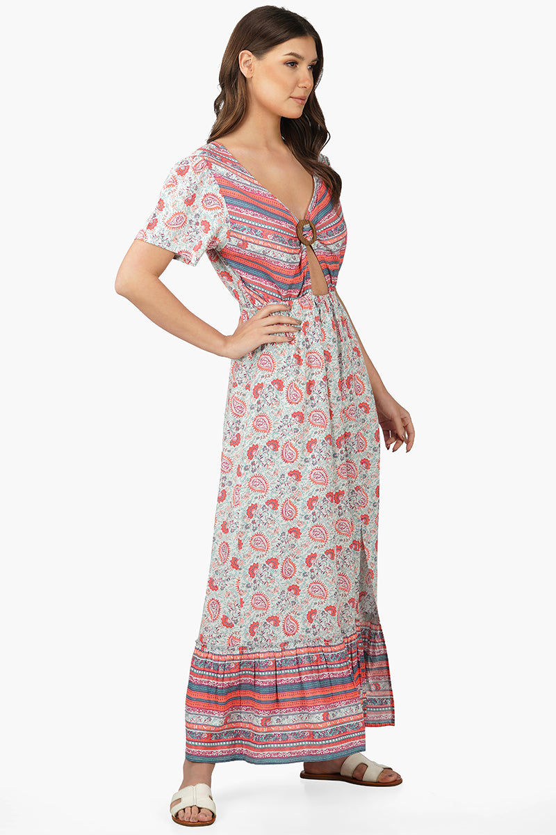 Kira Front Knot Maxi Dress