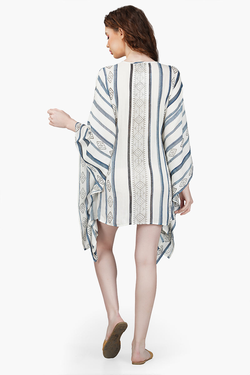 Gianna Striped Kaftan Dress